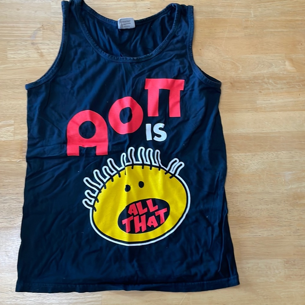 Alpha Omicron Pi 90s “All That” comfort colors tank top